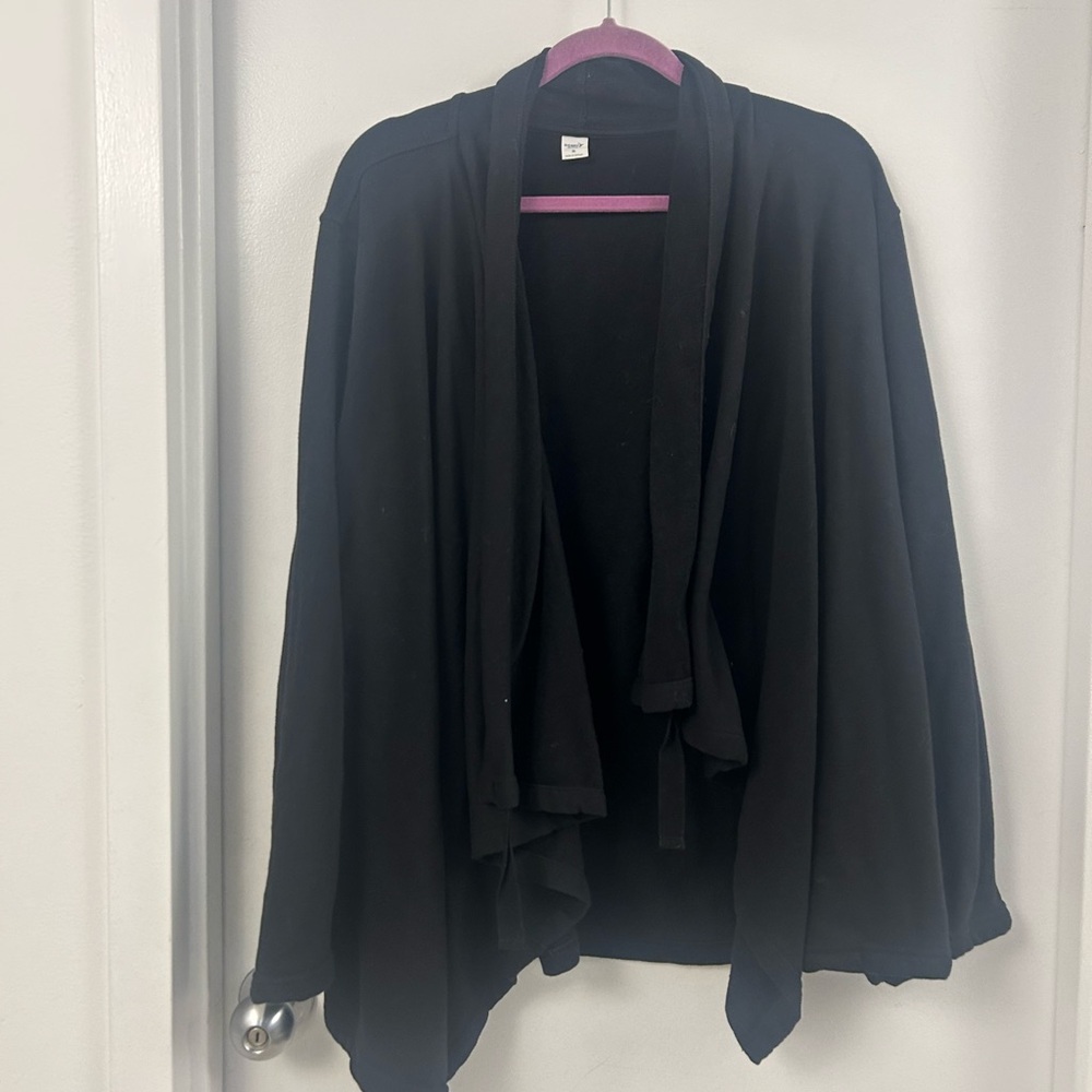 Old Navy Women's Black Open Front Cardigan